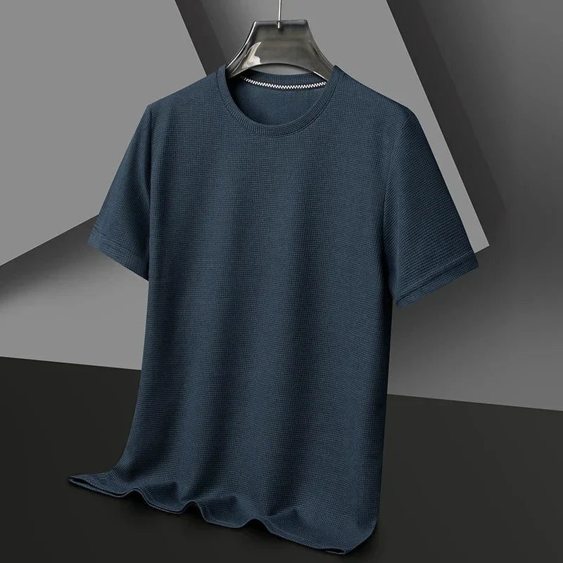 Herren Kurzarm T-Shirt – Texturiert & Rundhals