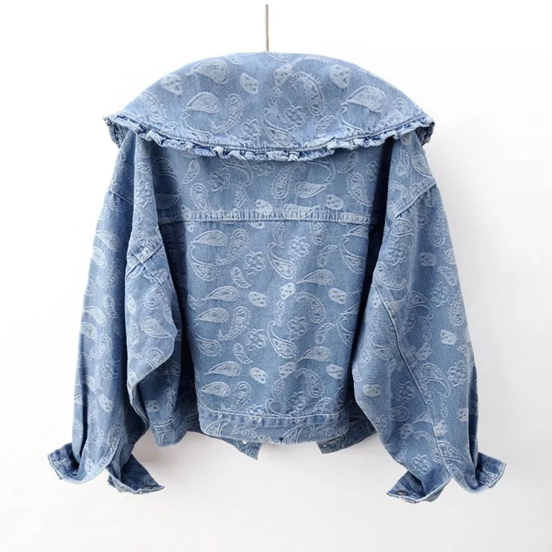 Johana - Jacke mit Revers aus Denim