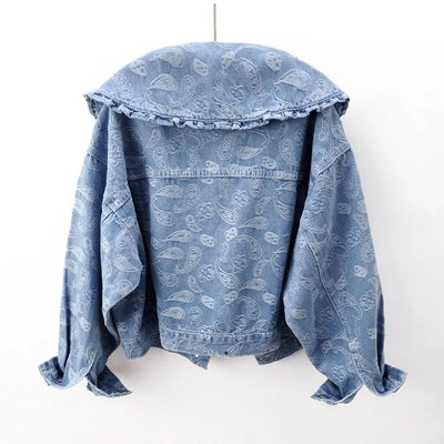 Johana - Jacke mit Revers aus Denim