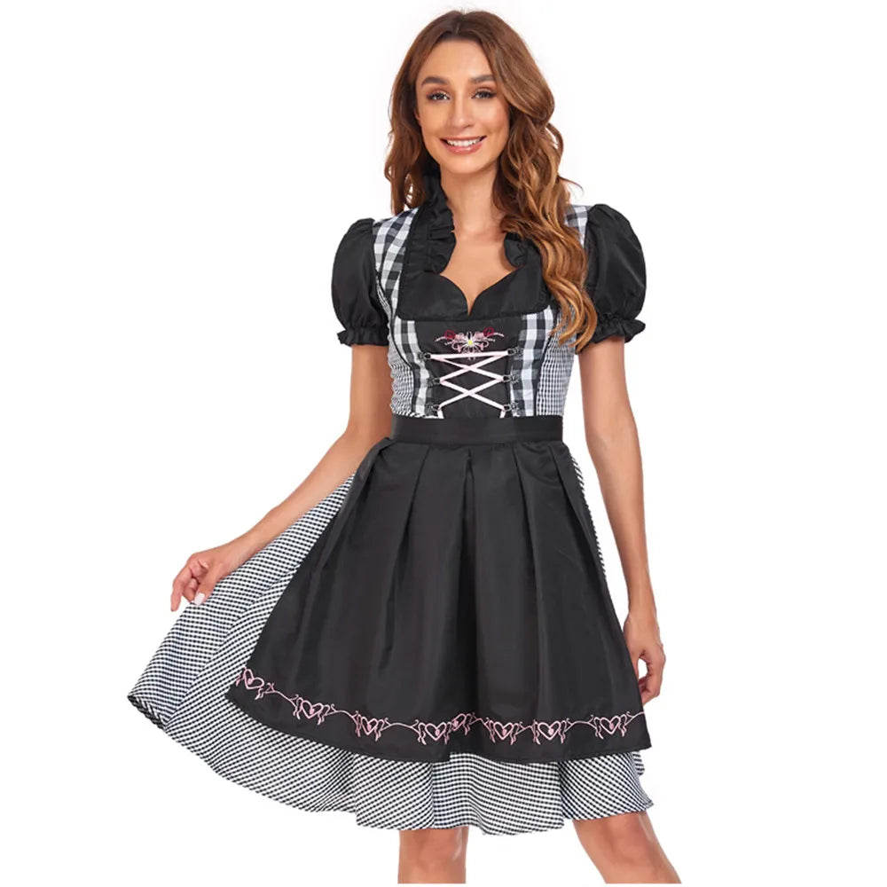 Dirndl Damen Traditionell Kariert - Hannelore