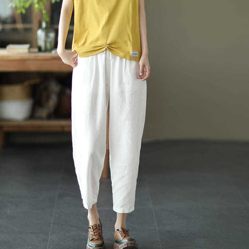 Kara - Coole Hose aus Leinen und Baumwolle