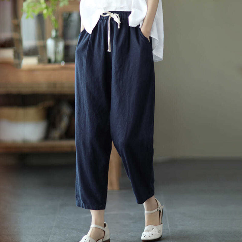 Kara - Coole Hose aus Leinen und Baumwolle