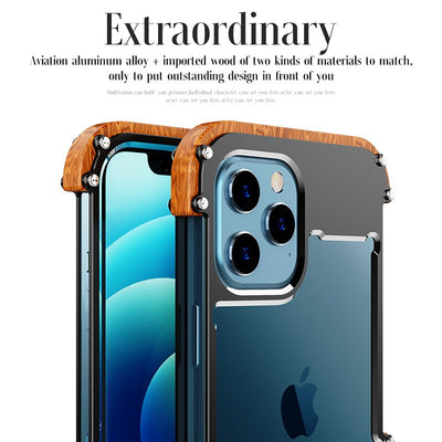 iPhone Case mit Holzveredelung
