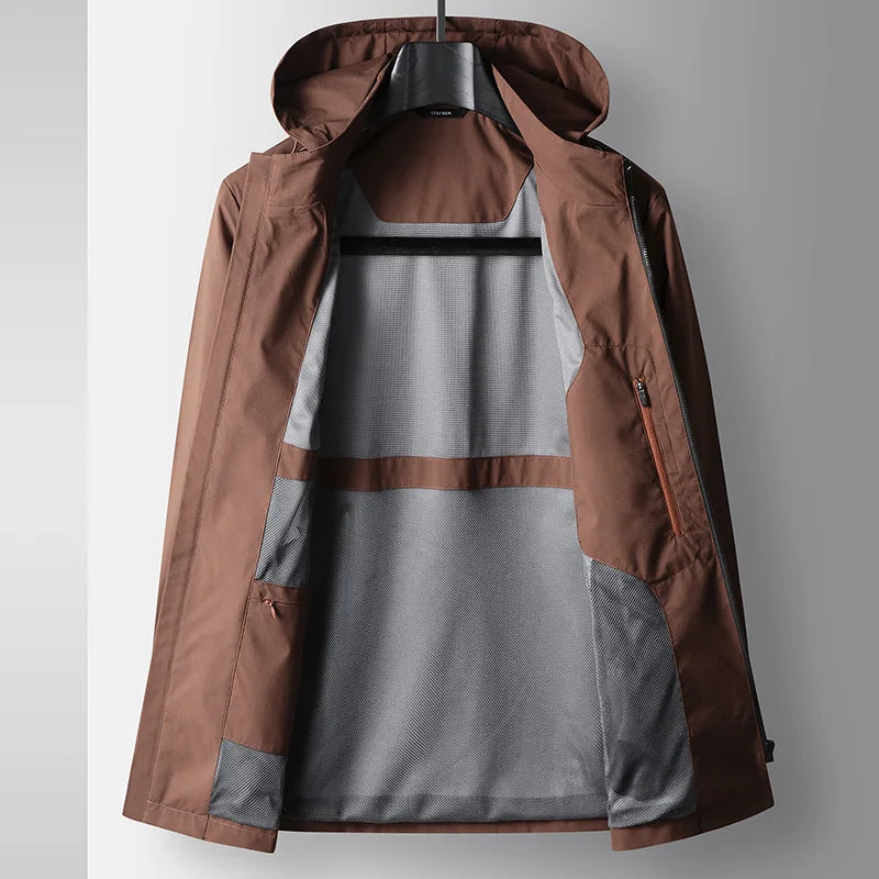 Wasserdichte Jacke mit Kapuze für Männer - Nadir