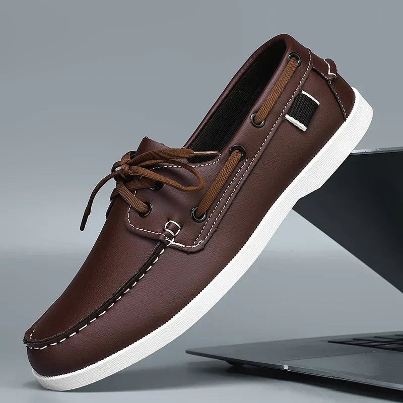 Leder-Boot-Schuh - Leno