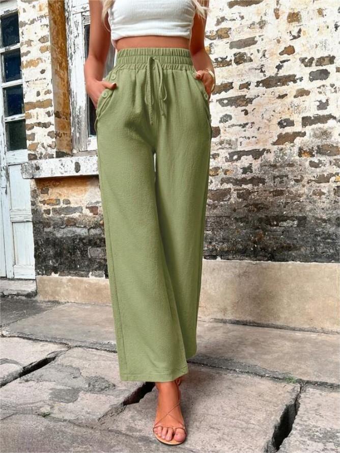 Karely - Lose Hose mit hoher Taille
