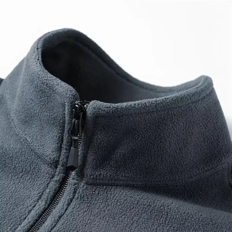 Fleece-Pullover mit halbem Reißverschluss für Männer - Braden