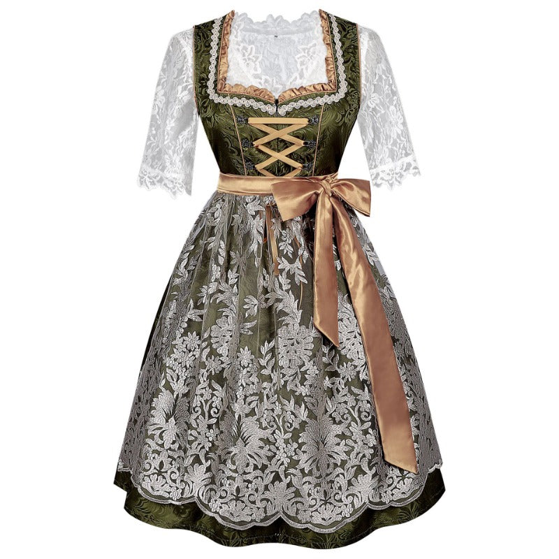 Damen Festliches Oktoberfest Dirndl Kleid - Waltraud