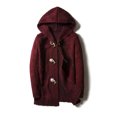 Herren-Kapuzenstrickjacke - Marlow