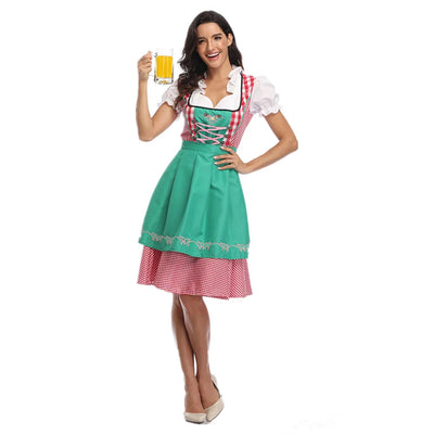 Dirndl Damen Traditionell Kariert - Hannelore