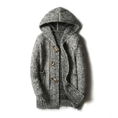 Herren-Kapuzenstrickjacke - Marlow