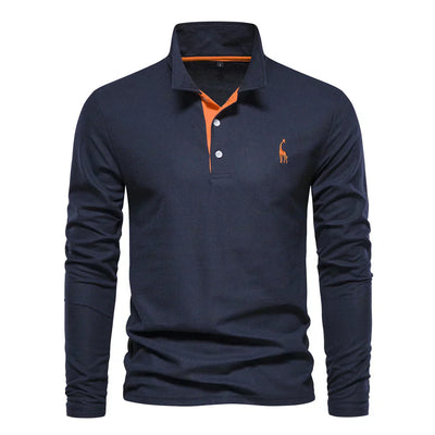 Ronny - Langärmliges Poloshirt für Herren