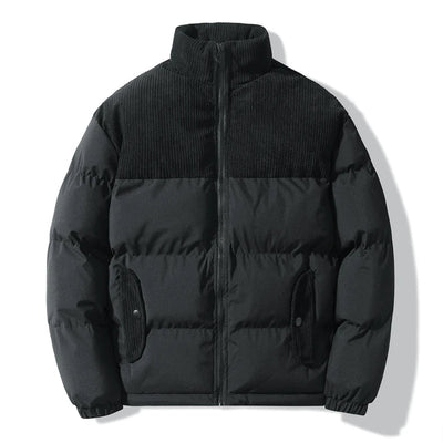 Unisex-Steppjacke mit Korddetails - Aiden