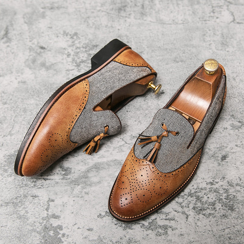 Elegante italienische Anzugschuhe Vermillon