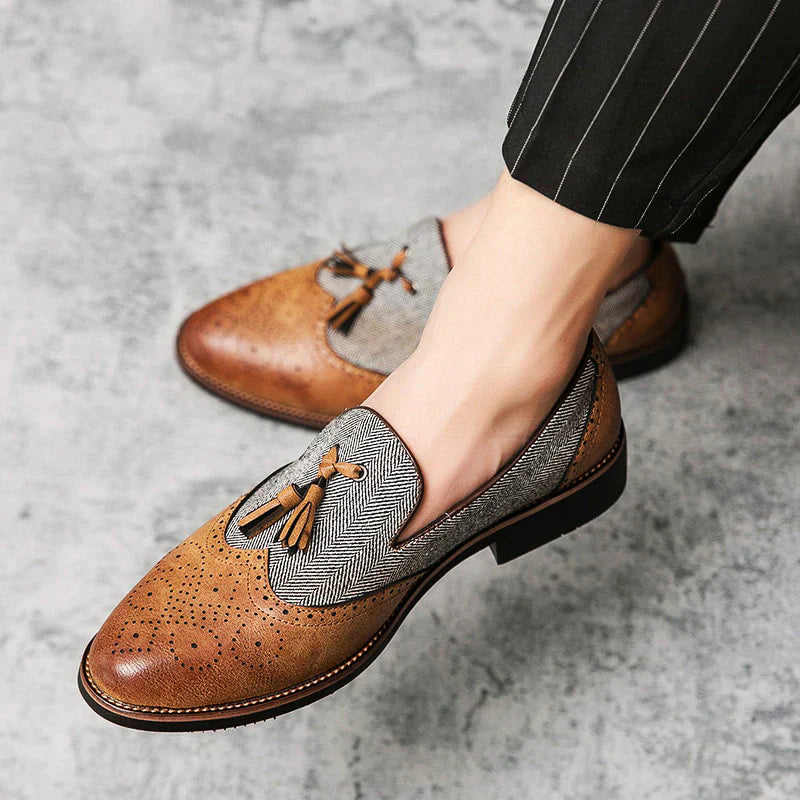Elegante italienische Anzugschuhe Vermillon