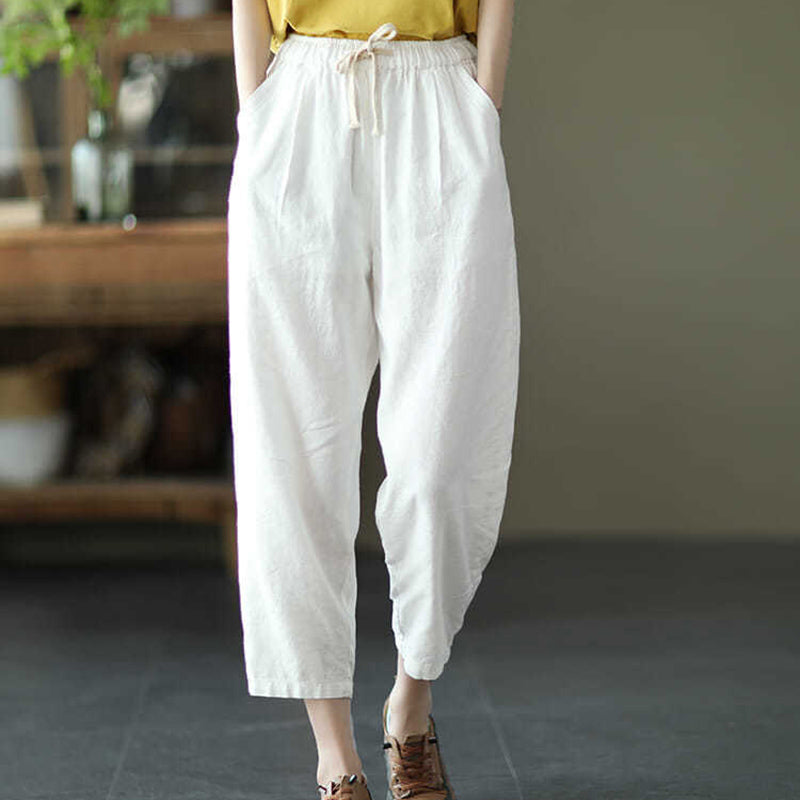 Kara - Coole Hose aus Leinen und Baumwolle
