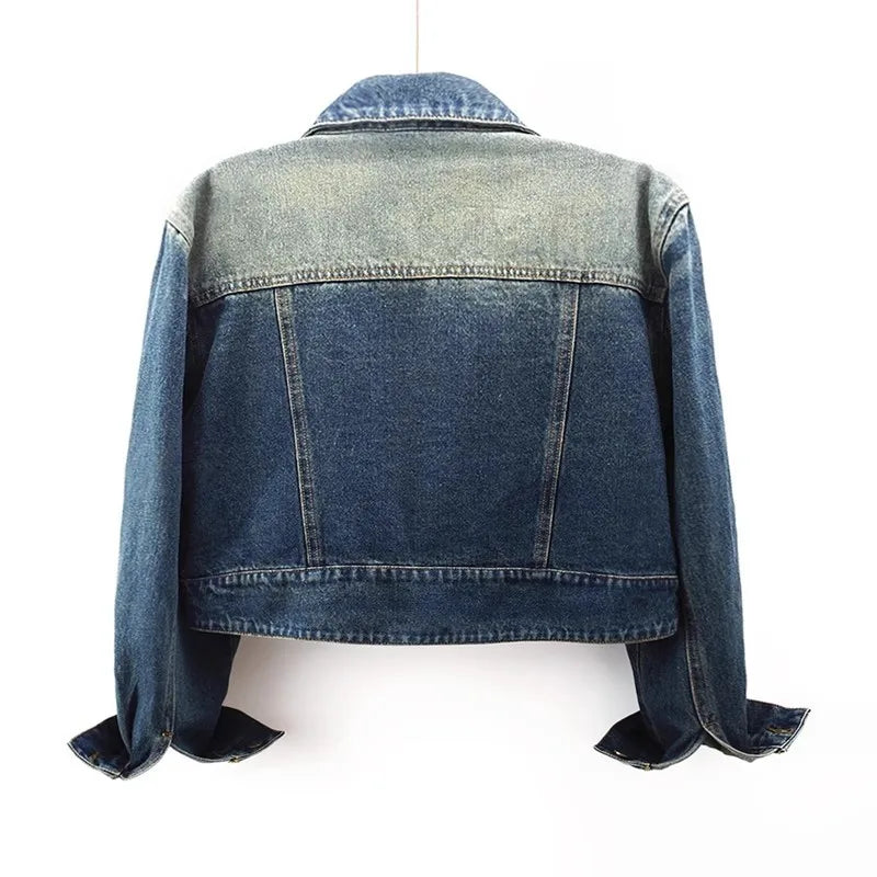 Lilian - Vintage-Denim-Jacke