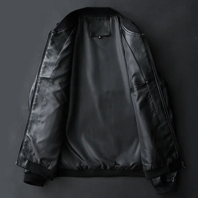 Herren-Bomberjacke aus Leder - Darel