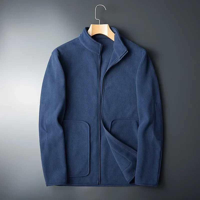 Leichte Herren-Fleecejacke mit kontrastierenden Details - Erian