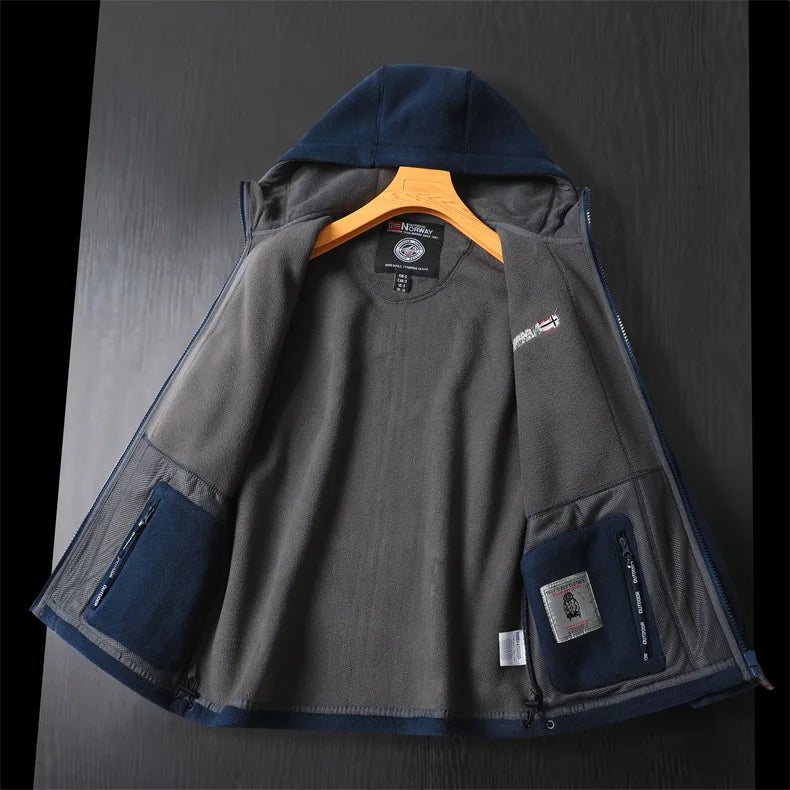 Mattew - Extra Warme Kapuzenjacke mit Reißverschluss