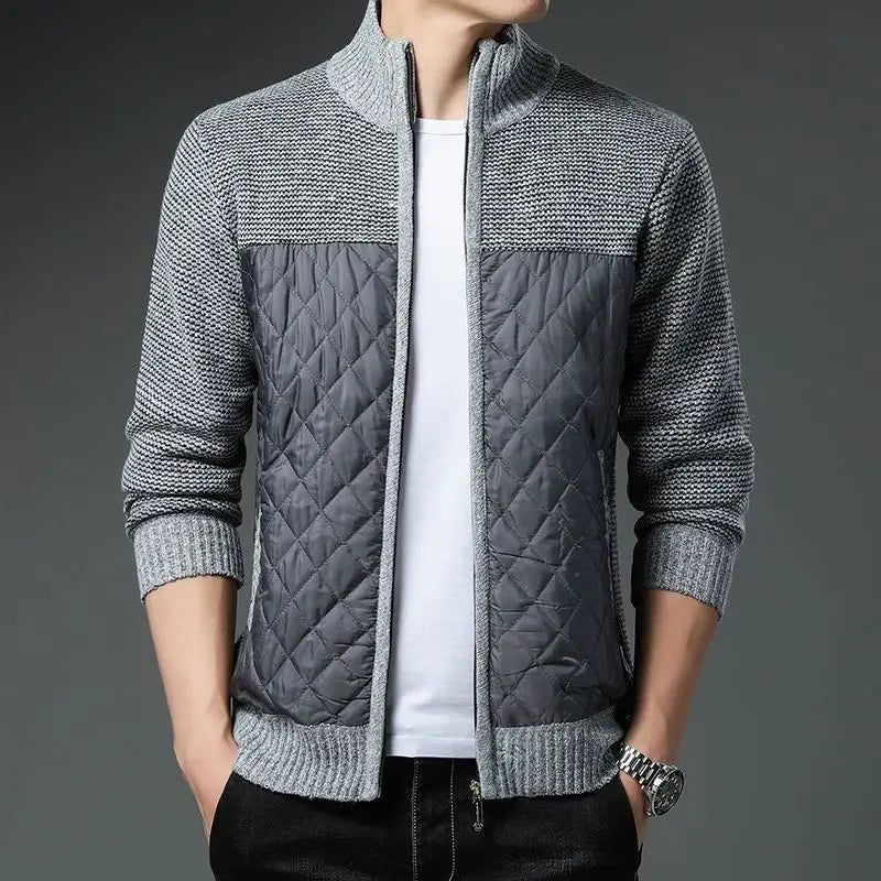 Gesteppte Strickjacke - Matias