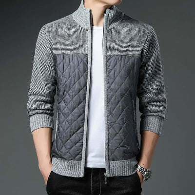Gesteppte Strickjacke - Matias