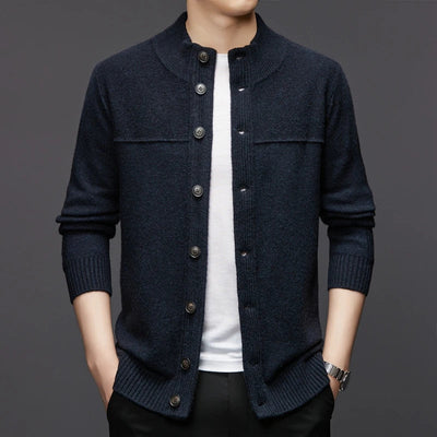 Herrenstrickjacke mit Knöpfen - Elian