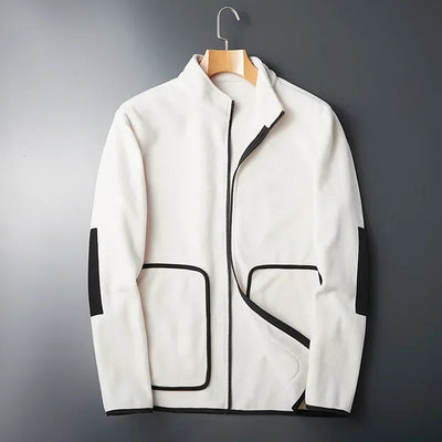 Leichte Herren-Fleecejacke mit kontrastierenden Details - Erian