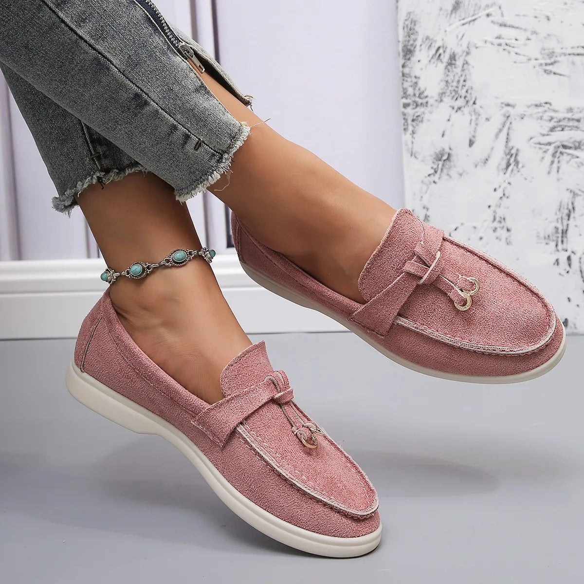 Loafer aus Wildleder mit Quasten - Wendy