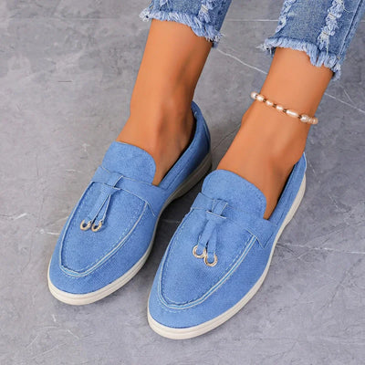 Loafer aus Wildleder mit Quasten - Wendy