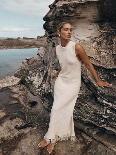 Qinisy - Langes Bohème-Kleid