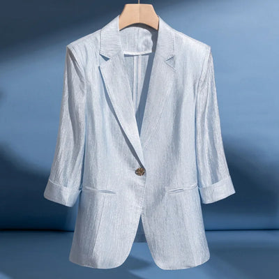 Glänzender taillierter Blazer - Palmira