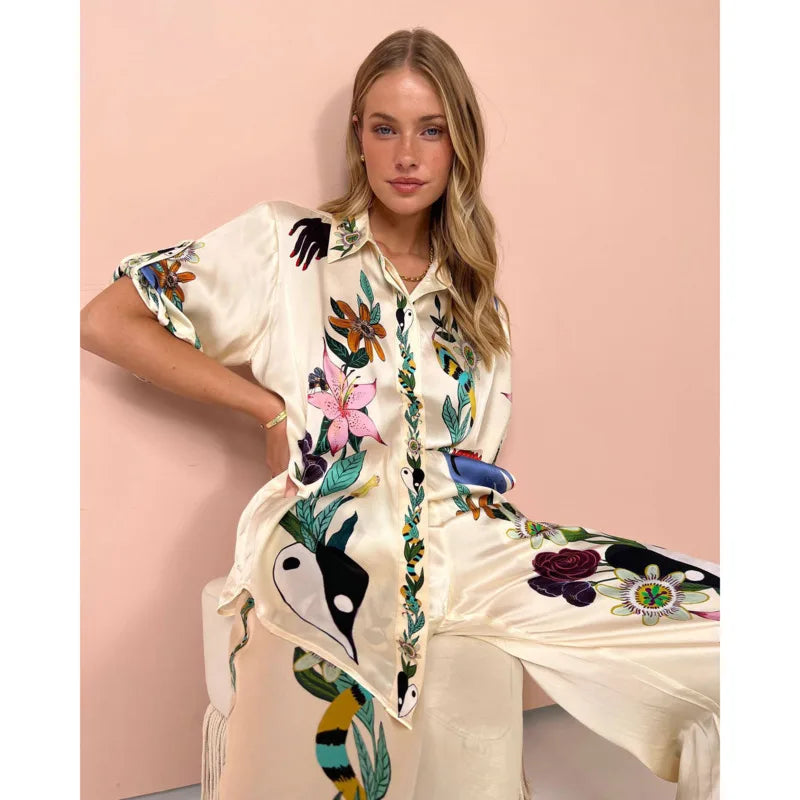 Ely Floral Print Set