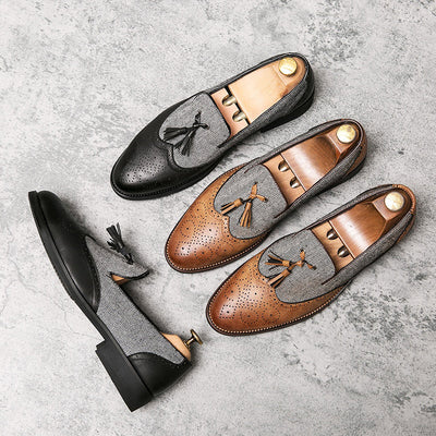 Elegante italienische Anzugschuhe Vermillon