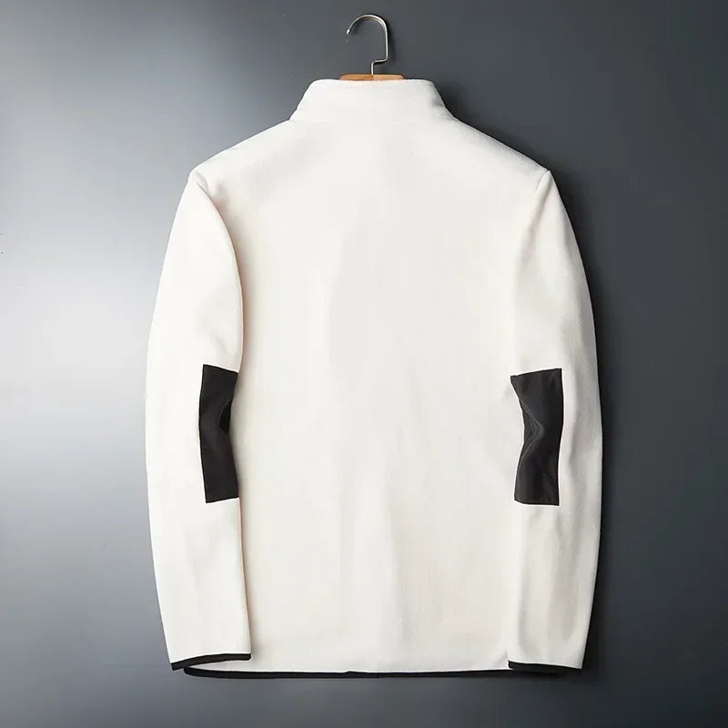 Leichte Herren-Fleecejacke mit kontrastierenden Details - Erian