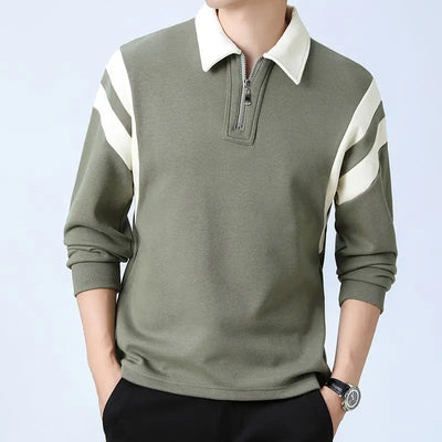 Gespleißter Pullover mit halbem Reißverschluss - Eloy