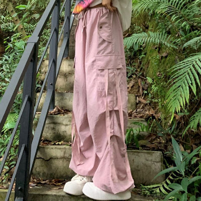 Franca Hose - Damen Baggy Pants mit großen Taschen im Retro-Stil