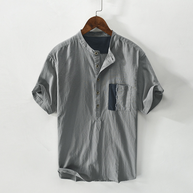Saint Morris Leinen-T-Shirt Brisa