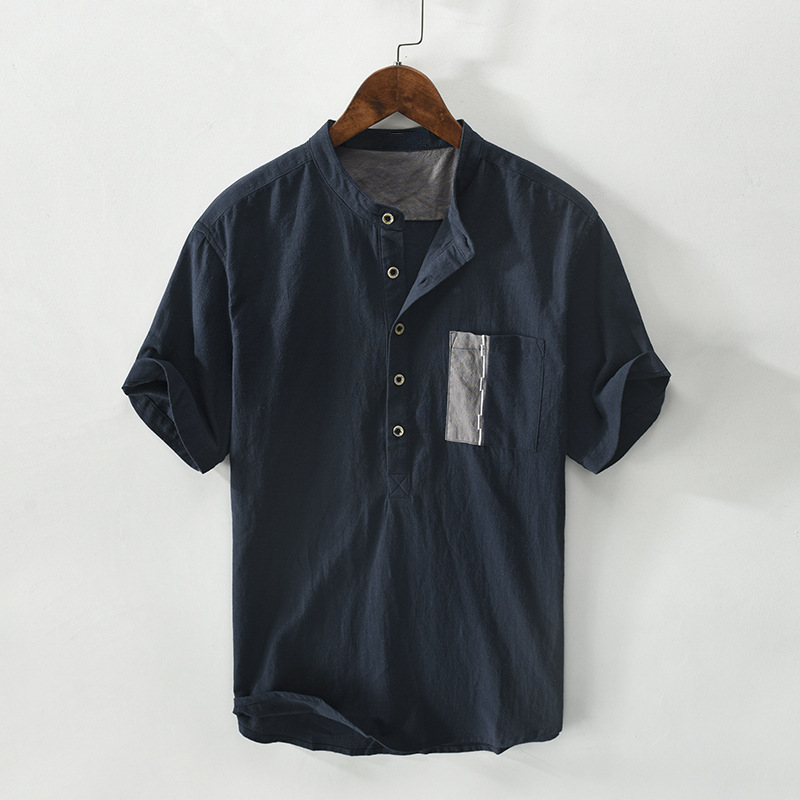 Saint Morris Leinen-T-Shirt Brisa