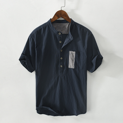 Saint Morris Leinen-T-Shirt Brisa