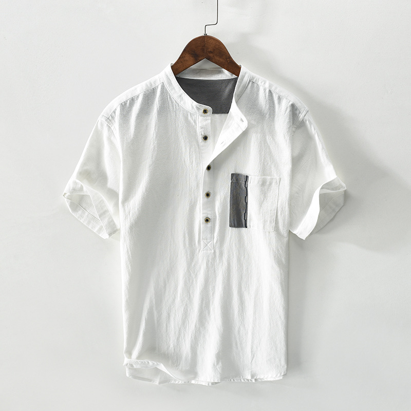 Saint Morris Leinen-T-Shirt Brisa