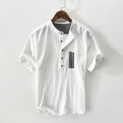 Saint Morris Leinen-T-Shirt Brisa