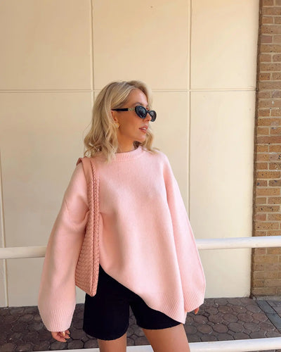 SHAY - Bequemer rosa Pullover