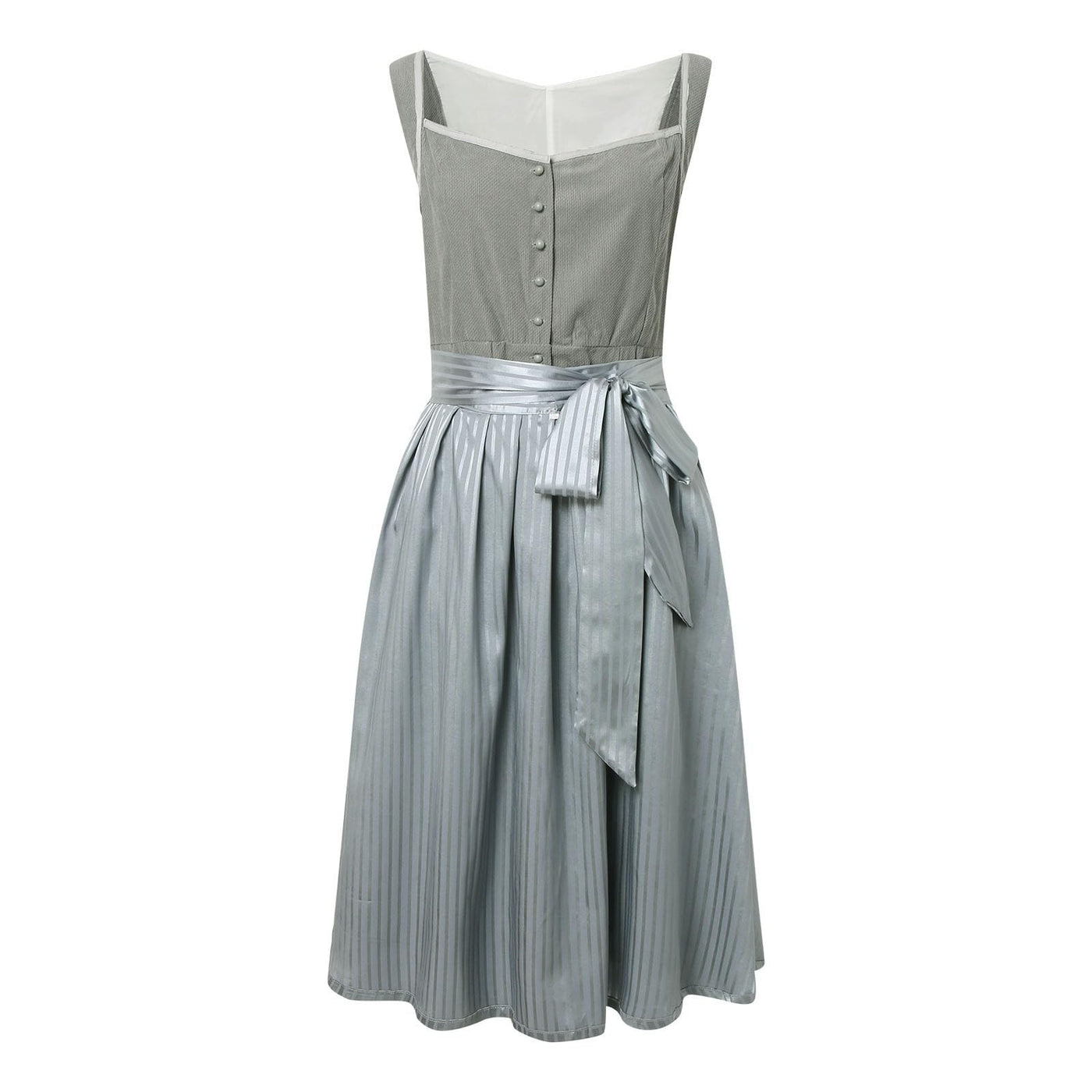 Damen Oktoberfest Dirndl Kleid mit Quadratkragen - Hildegard