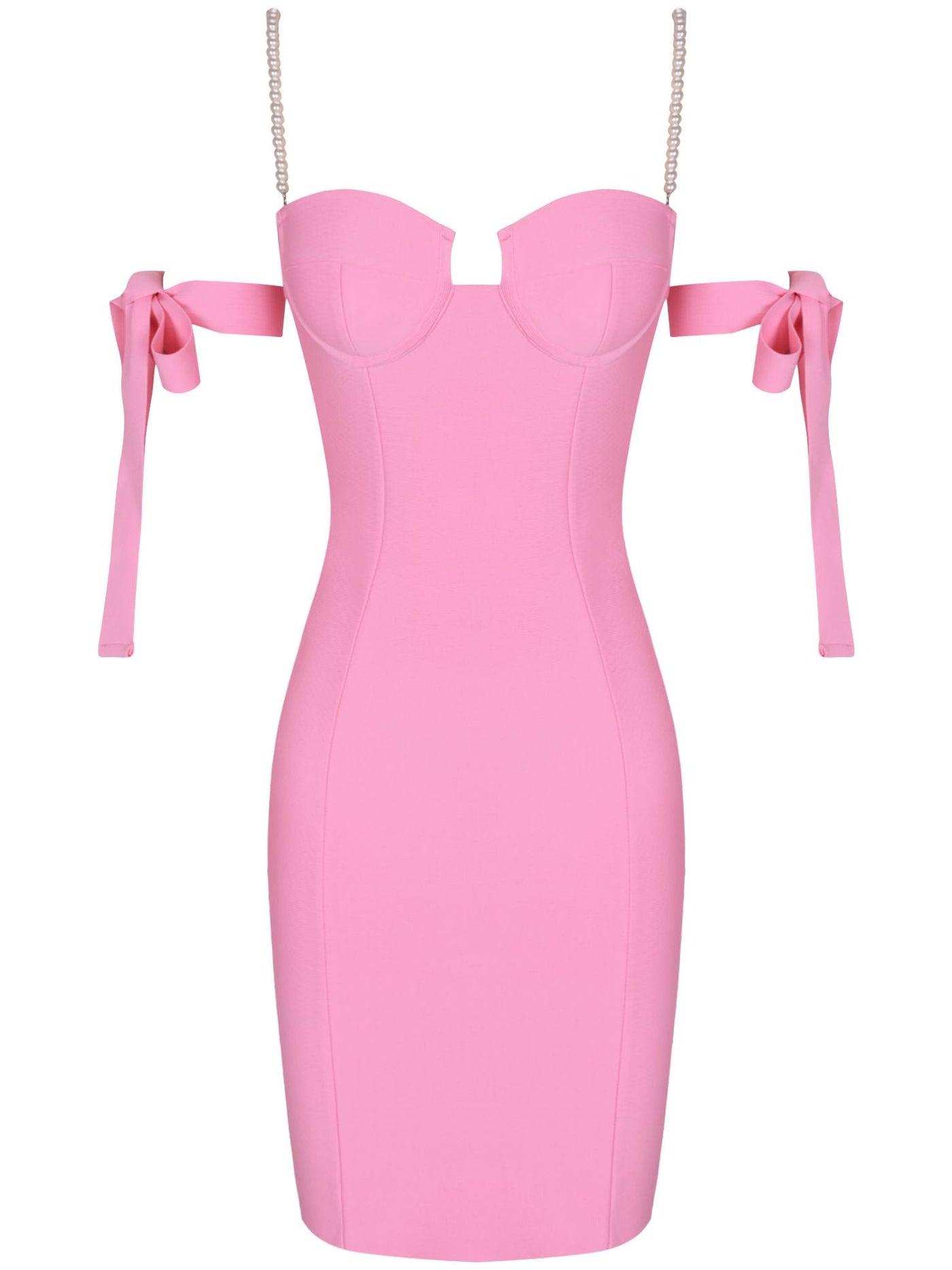 Xenia - Eng anliegendes Kleid mit Streifen