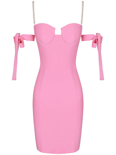 Xenia - Eng anliegendes Kleid mit Streifen