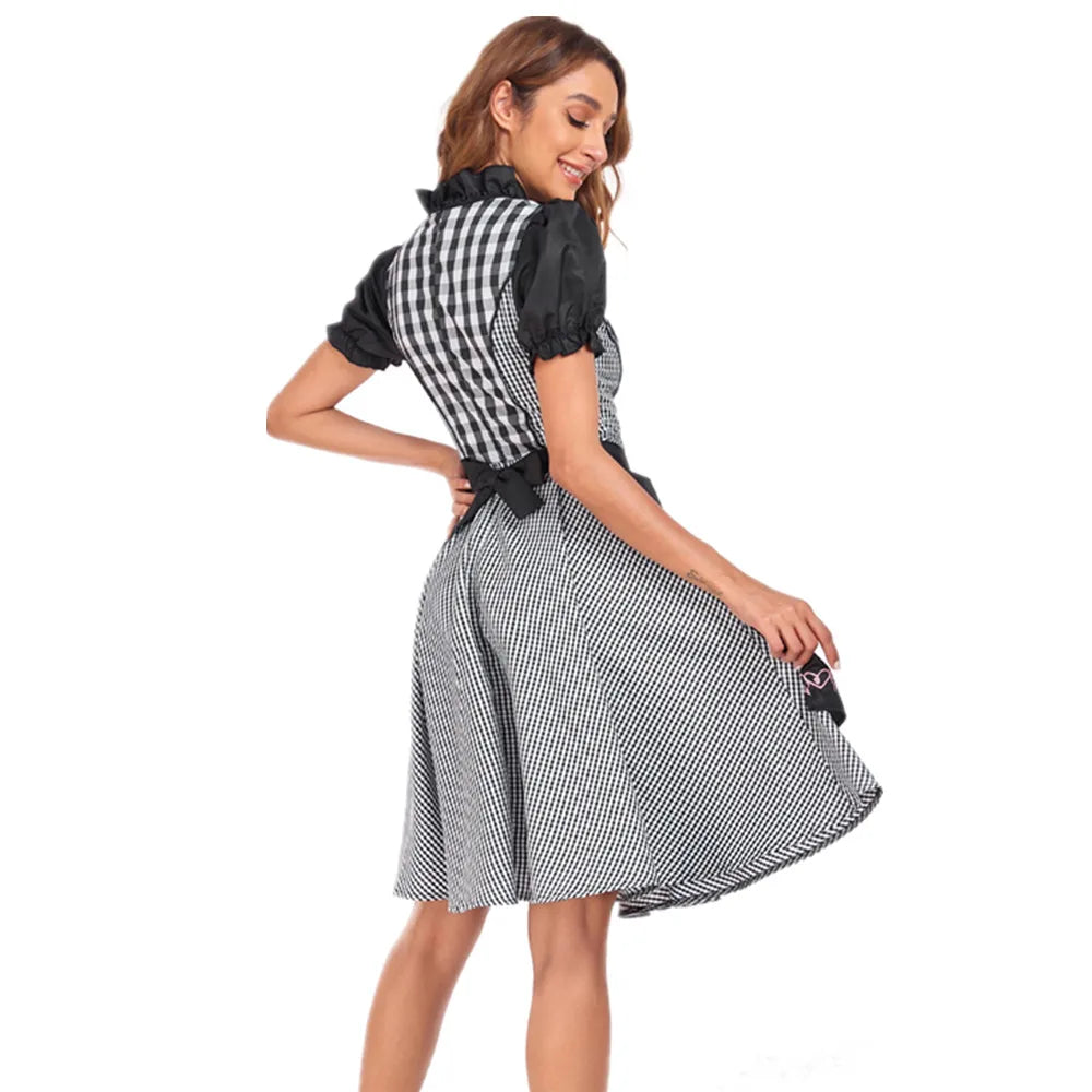 Dirndl Damen Traditionell Kariert - Hannelore