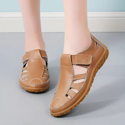 Salas - Vintage-Sandalen aus echtem Leder