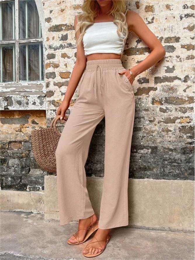 Karely - Lose Hose mit hoher Taille