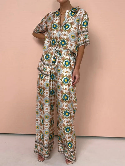 Olivia Bequemes Mosaikdruck-Set